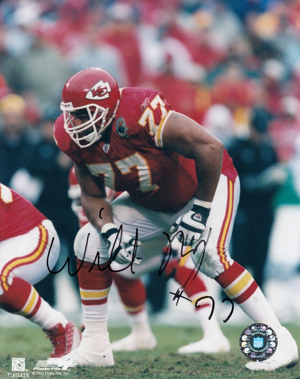 Willie Roaf #0 8x10 Signed Photo Poster painting w/ COA Kansas City Chiefs 031019