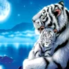 Tiger Family  | Full Round Diamond Painting Kits