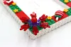 Chirstmas DIY Building Block Photo Frame Kit,Creative Handmade Assembled Photo Frame Handmade Craft Gift Home Tabletop Display Decor