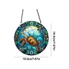 Diamond Painting Single-Sided Acrylic Turtle Hanging Pendant