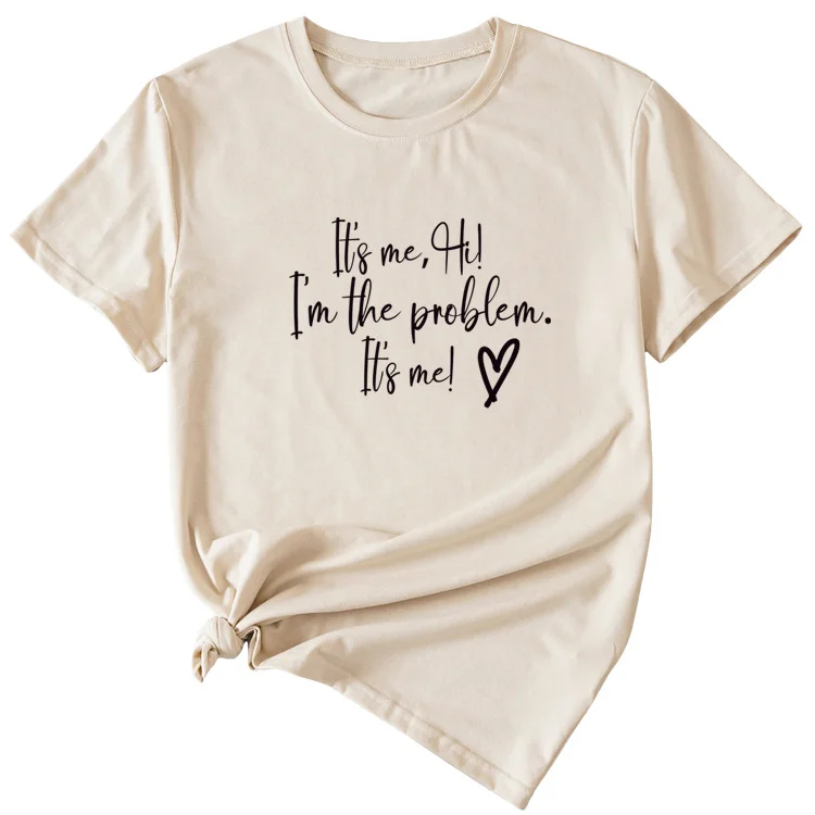 It's me Hi, I'm the problem Short sleeved shirt