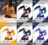 Birdramon & Saberdramon - Digimon Resin Statue - Table Size Studio