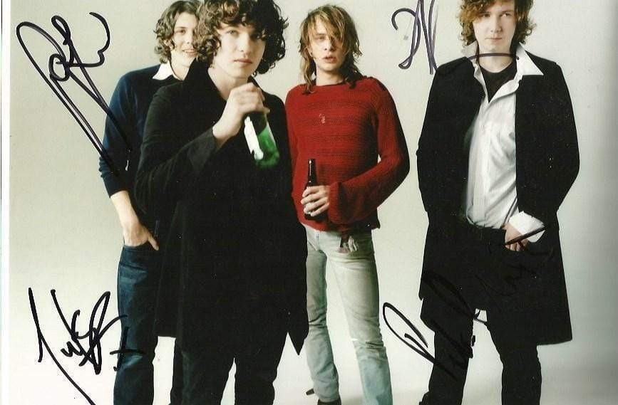 The Kooks ROCK BAND autographs, In-Person signed Photo Poster painting