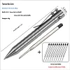Bolt-operated tactical pen, titanium alloy push-button sign pen, EDC portable business metal pen