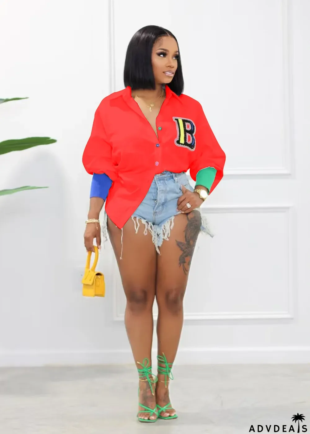 Casual Irregular Long Sleeve Shirt