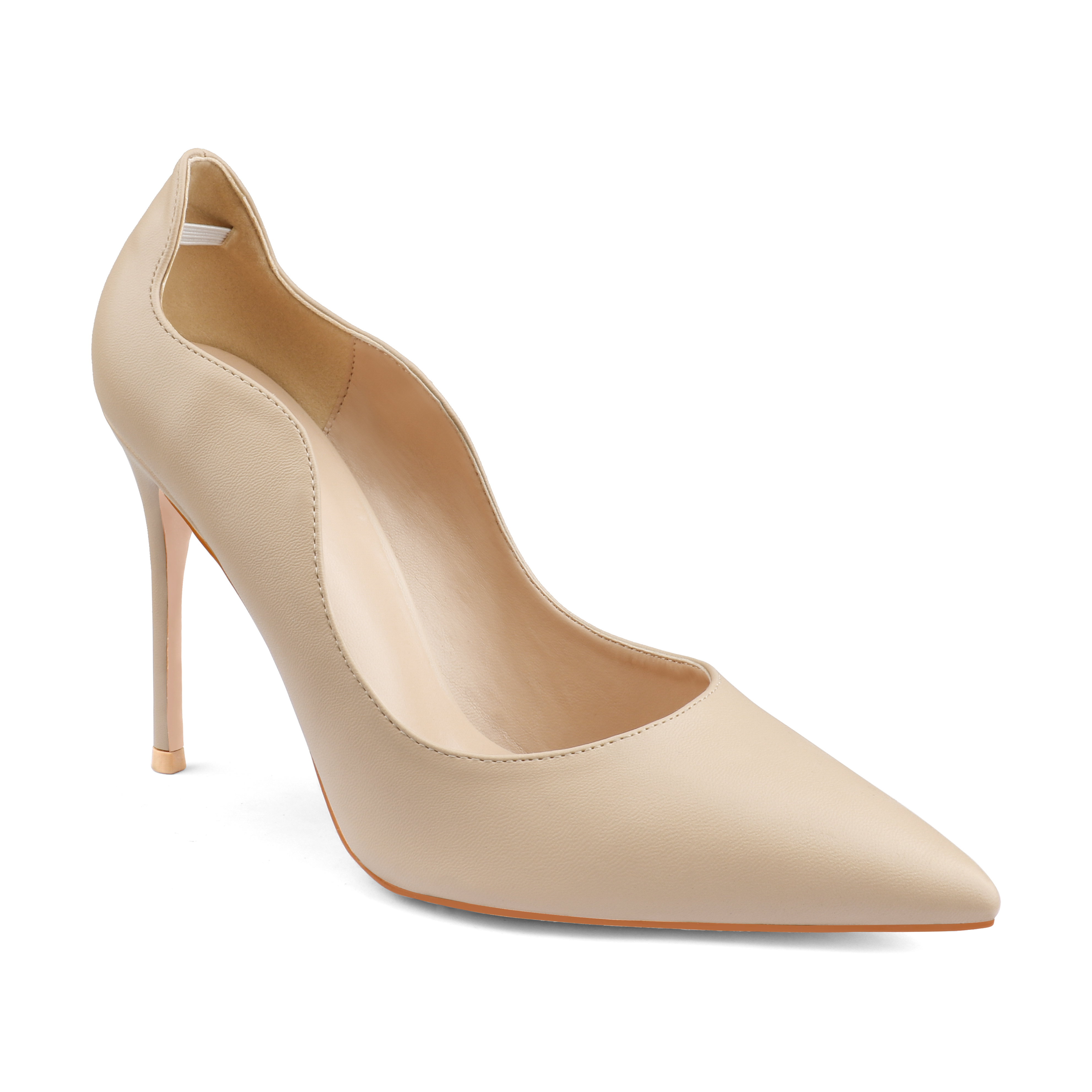 100mm Women's Party Wedding Classic Pumps Fashion Edge Design High Heels Stilettos-MERUMOTE