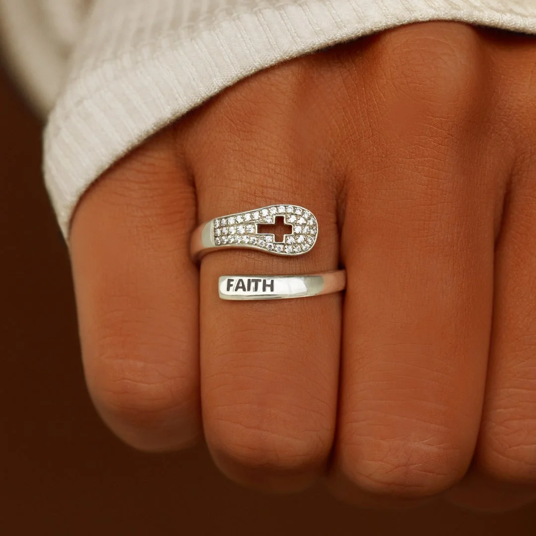 Faith Can Move Mountains Faith Wrap Ring