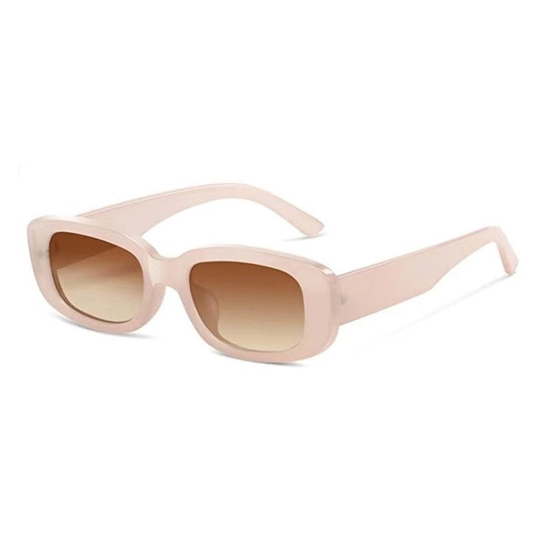 Minimalist Color Block Pc Oval Frame Patchwork Full Frame Women’s Sunglasses