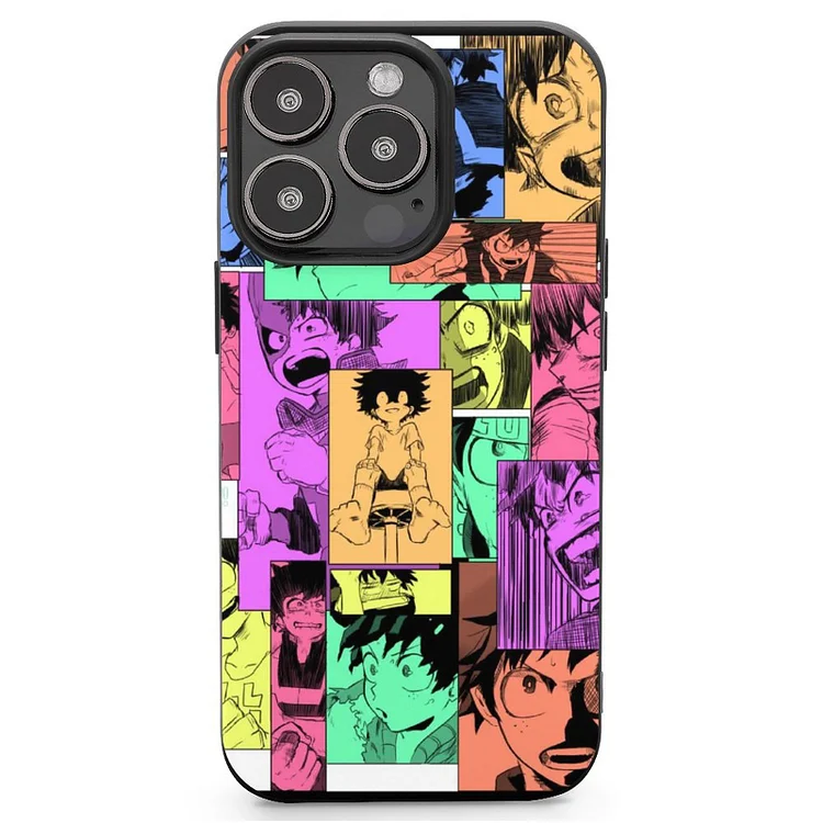 Izuku Midoriya Anime My Hero Academia Phone Case(85) Mobile Phone Shell IPhone 13 and iPhone14 Pro Max and IPhone 15 Plus Case - Heather Prints Shirts