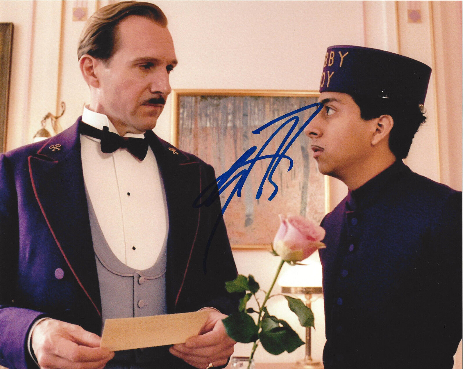 TONY REVOLORI SIGNED AUTHENTIC 'THE GRAND BUDAPEST HOTEL' 8X10 Photo Poster painting w/COA