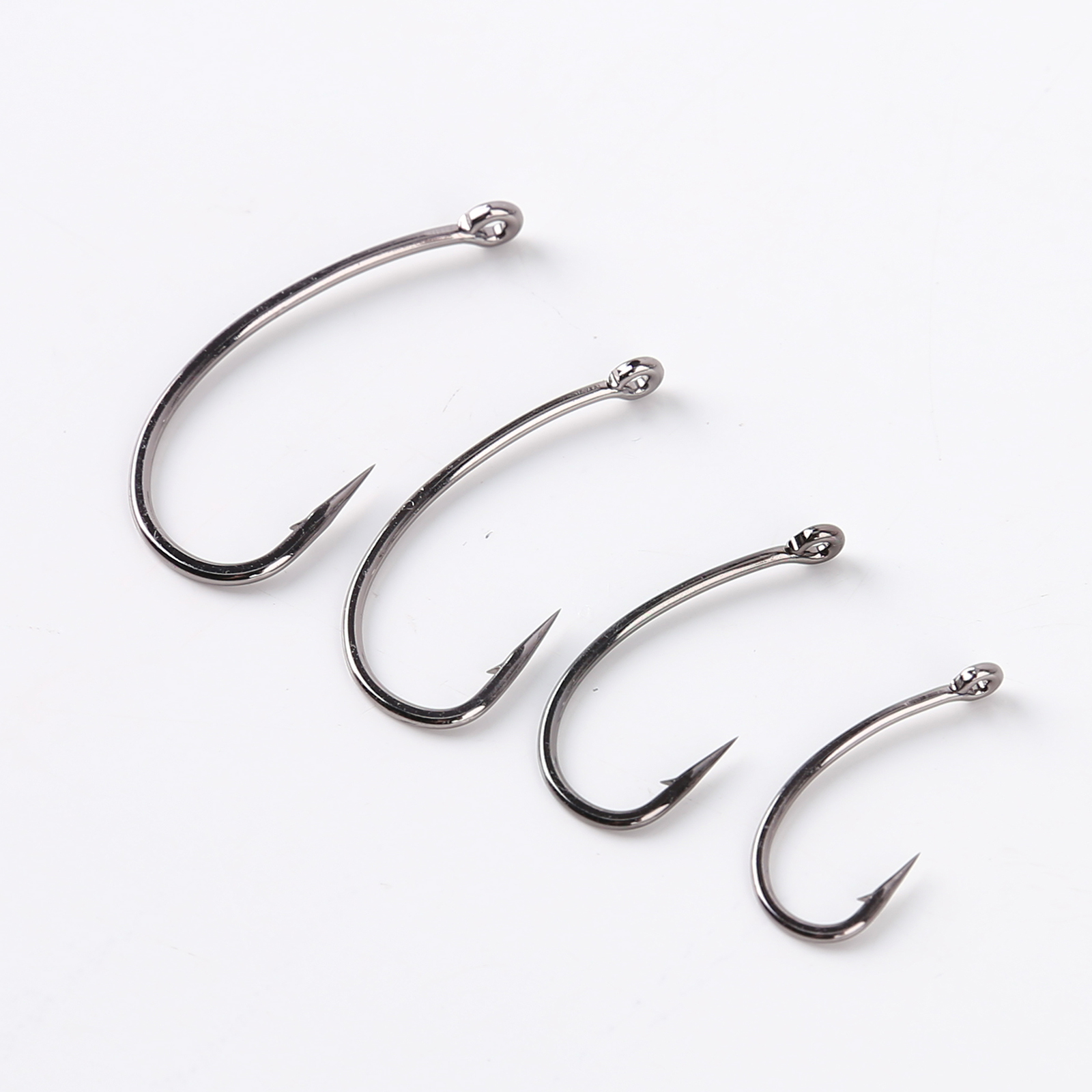 

Fishing Hooks Kit 20pcs High Carbon Steel Bait Jig Fish Hooks with Barbs, 2 #, 501 Original