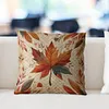 Maple Leaves-11CT Stamped Cross Stitch Pillowcase 45*45cm tapestrymarket