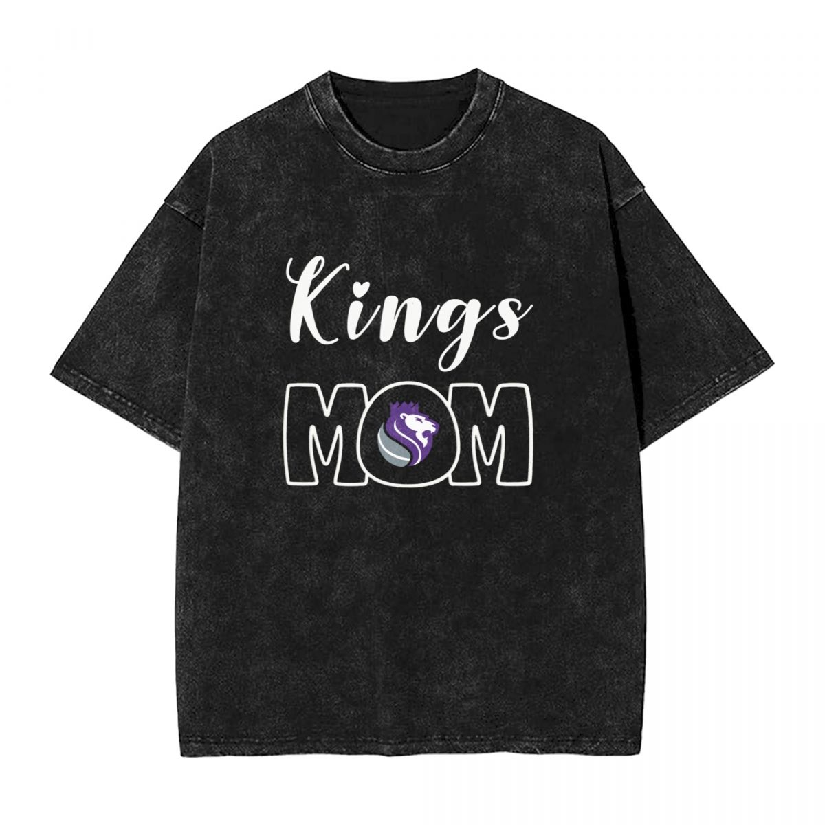 Sacramento Kings Mom Men's Vintage Oversized T-Shirts