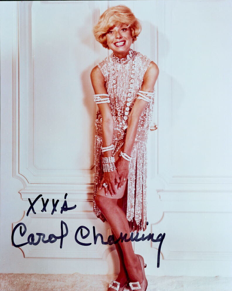 Carol Channing signed authentic 8x10 Photo Poster painting COA