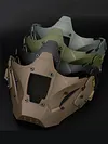 Airsoft Mask 700FPS Impact Resistance Safety Mask Detachable for Training(Black)