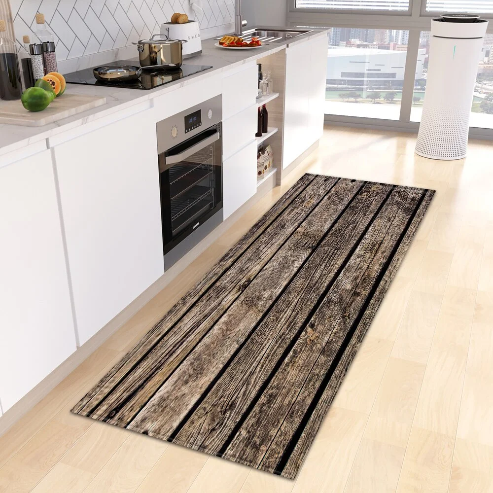 Nigikala Kitchen Mat Hallway Entrance Doormat Home Bedroom Bedside Living Room Children Decoration Carpet Bath Anti-Slip Floor Rug