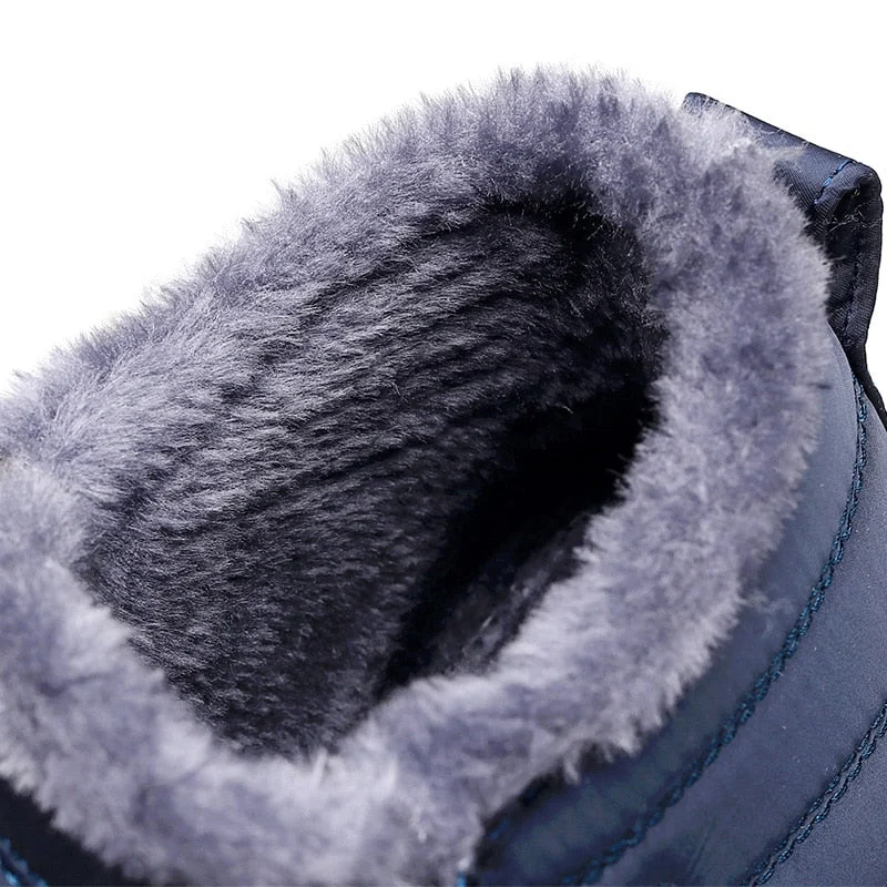 Men's sneakers Winter Men Casual Shoes Male Warm Winter Shoes For Men Loafers Unisex Sneakers Winter Fur Short Shoes Man loafers