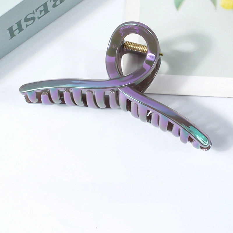 Fashion Geometric Pc Plastic Resin Sequins Hair Claws 1 Piece