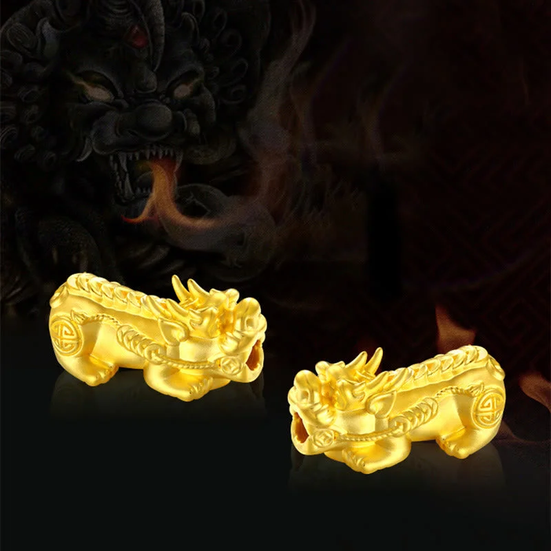 999 Gold PiXiu Om Mani Padme Hum Wealth String Braided Couple Bracelet