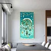 Diamond Painting -DIY Round Drill Green Dreamcatcher(80*40 CM)