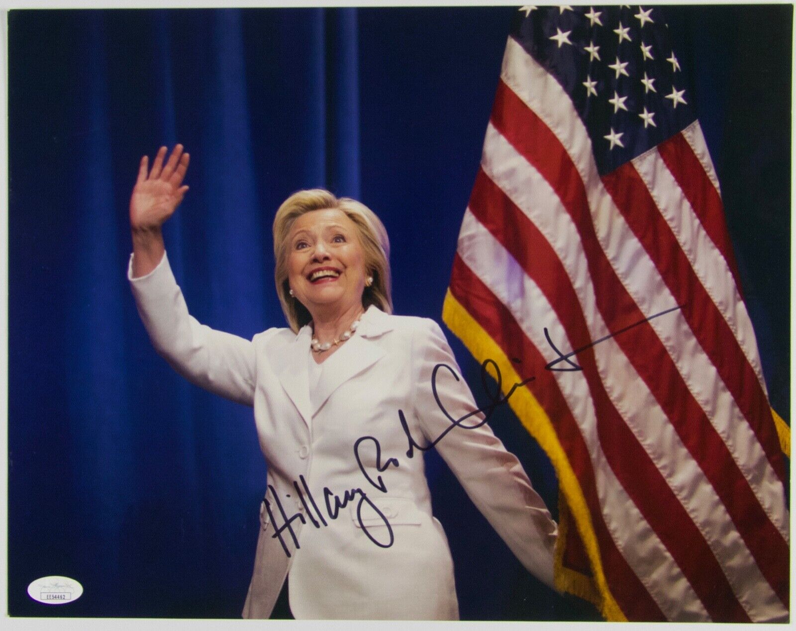 Hillary Rodham Clinton Autograph Signed Photo Poster painting JSA COA 11 x14 Full Name