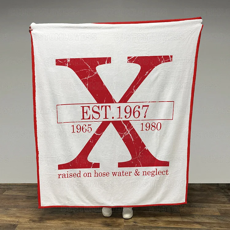 Custom Gen X Blanket