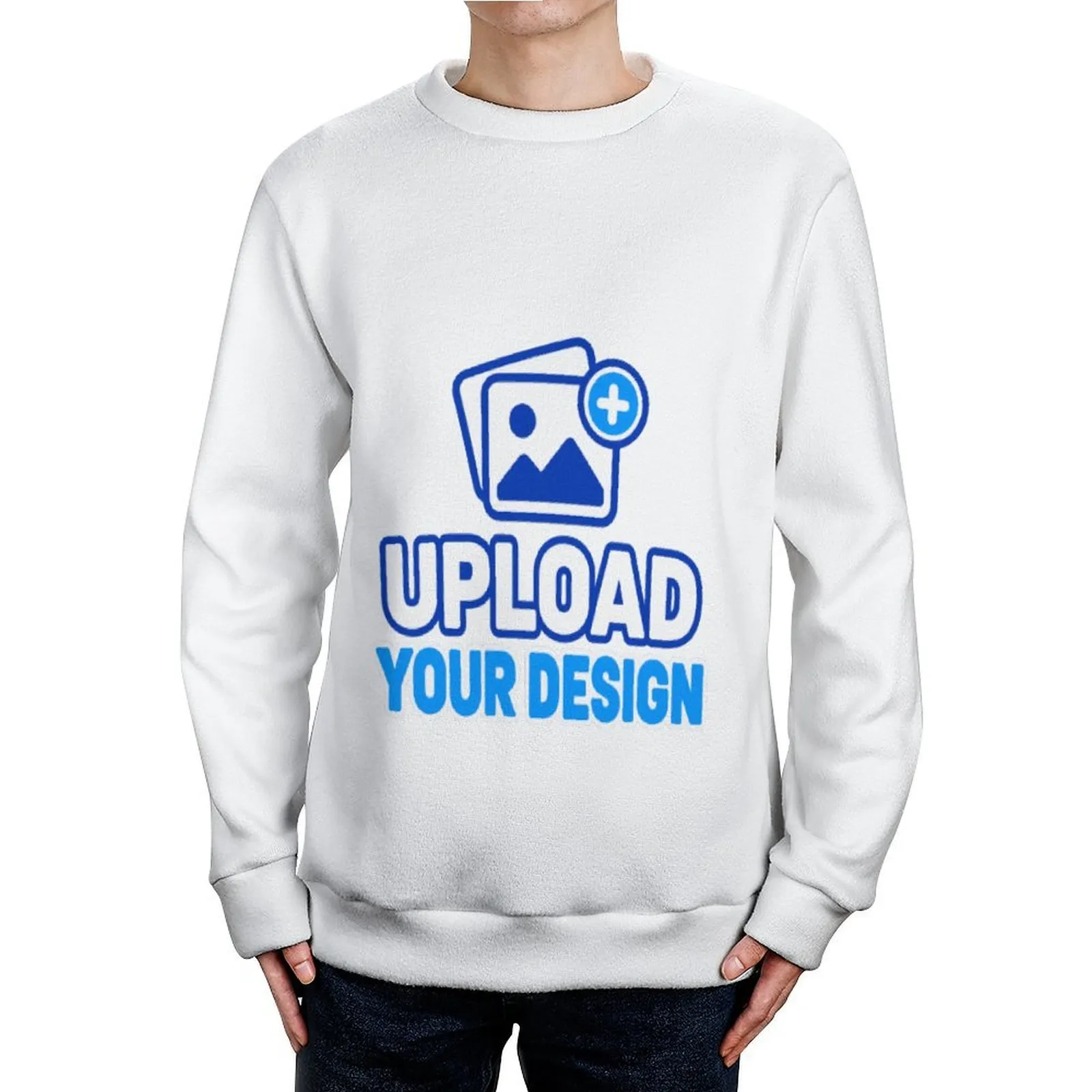 Unisex Crew-Neck Sweater &ndash; personalized print product image 7