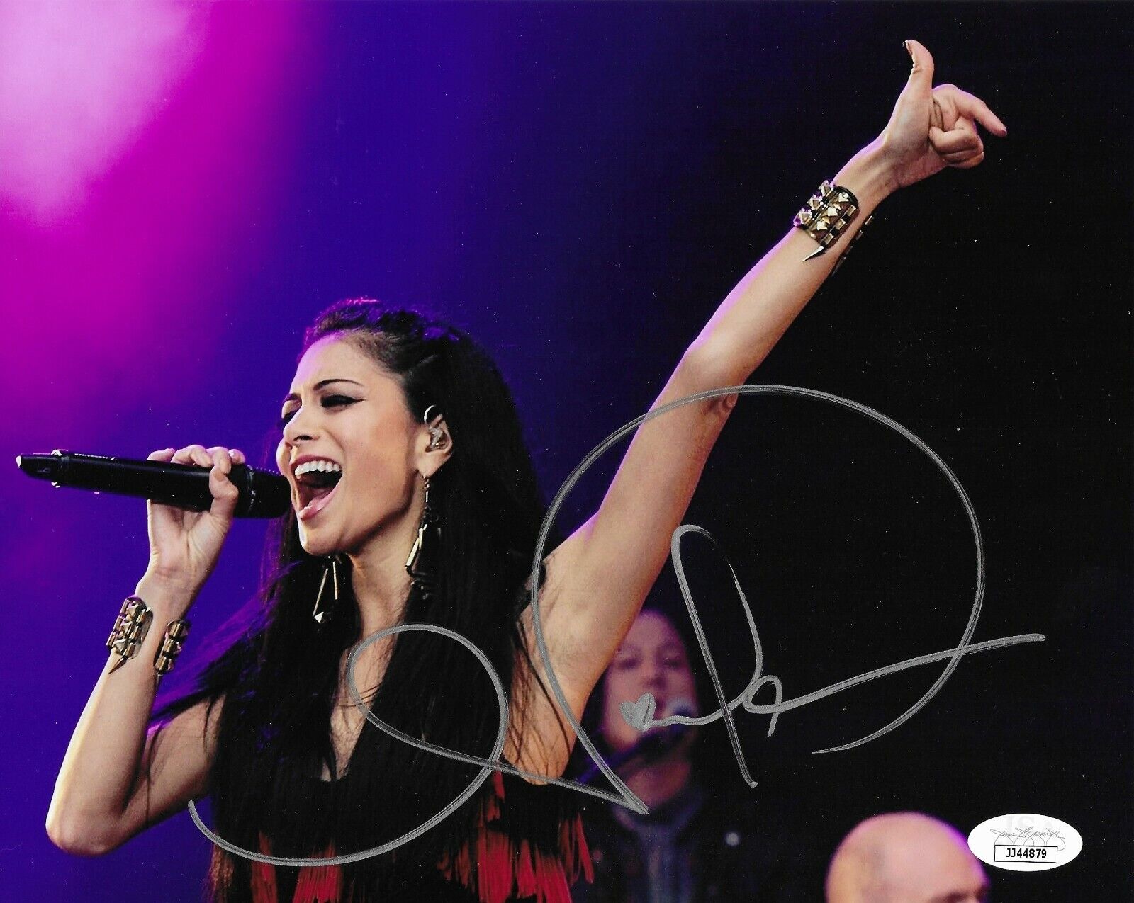 Nicole Scherzinger Signed 8x10 Photo Poster painting JSA COA Autograph Singer Pussycat dolls NS