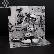PRE-ORDER XOXO Studio - One Piece Black And White Comic Erotic Scene Nami Statue(GK)-