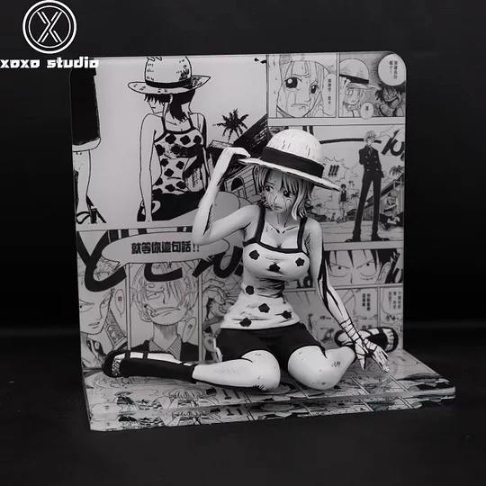 PRE-ORDER XOXO Studio - One Piece Black And White Comic Erotic Scene Nami Statue(GK)-