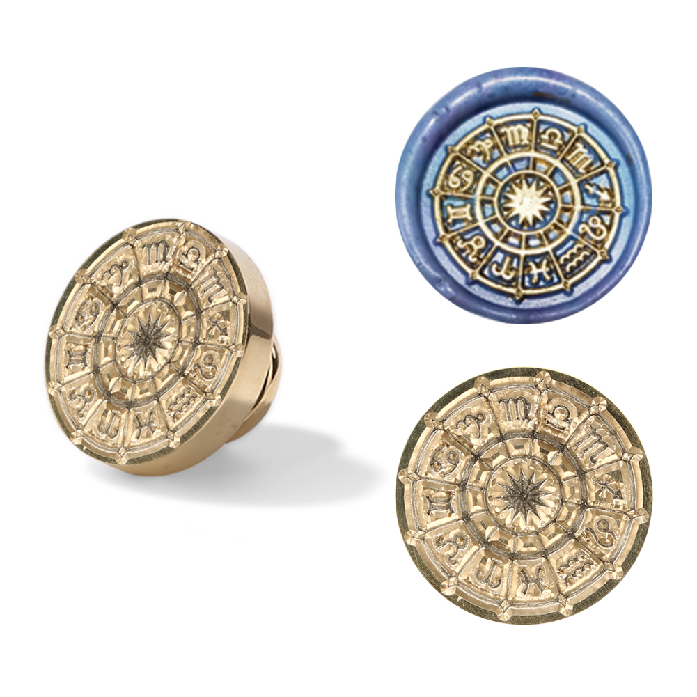 

25MM Twelve Constellations Sealing Wax Stamp Head, 501 Original