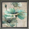 (US Only)Lotus leaf Printed Cross Stitch Kit 60x60cm DIY 11CT Thread Art Needlework