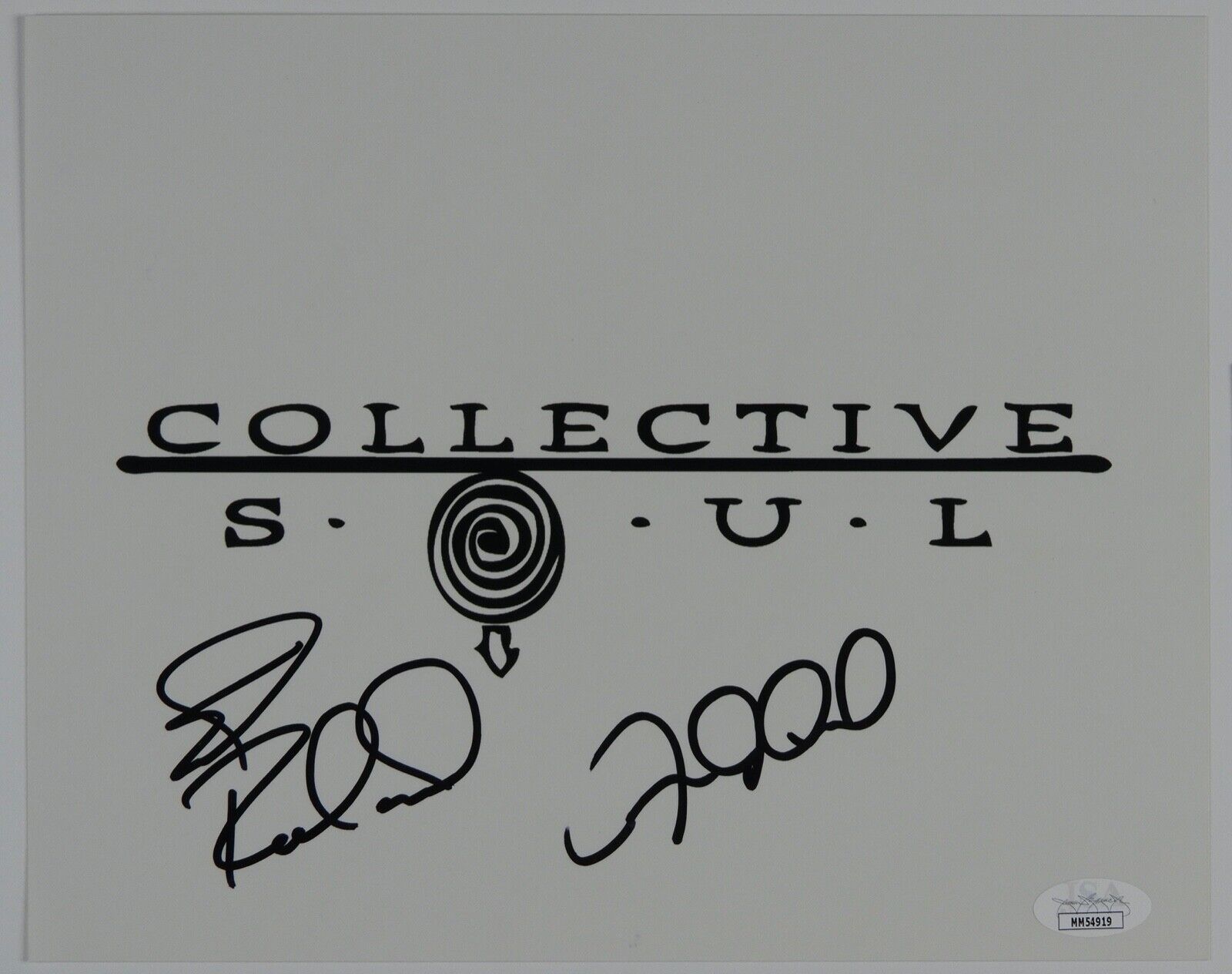 Collective Soul Signed JSA Autograph Photo Poster painting 8 x 10 Dean Roland Ed Roland