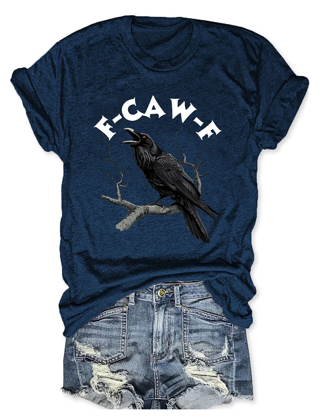 F-Caw-F Funny Crow T-shirt