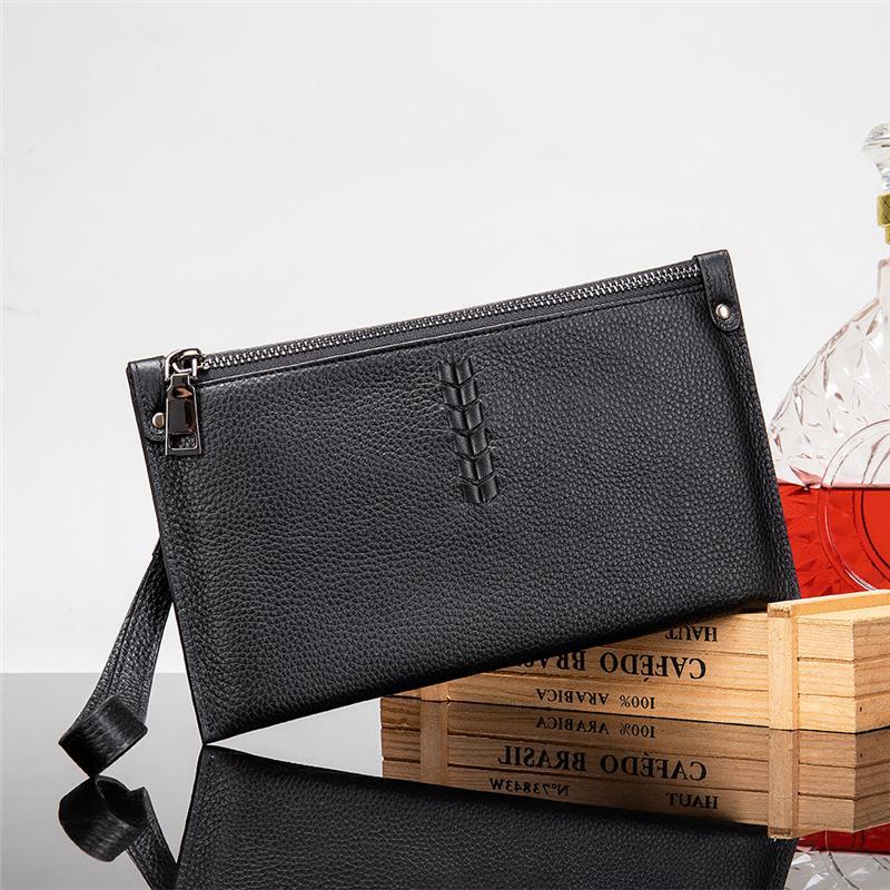 Mens Business Simple Style Chunky Envelope Mobile Phone Holder Clutch Bag