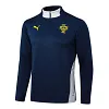 2025-2026 Portugal Half-Pull Training Suit Royal Blue Football Shirt Set