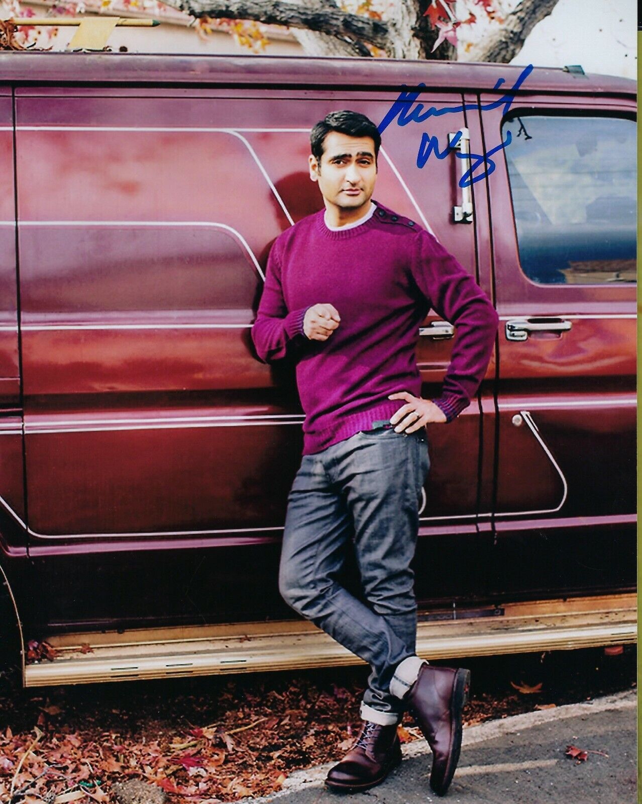 GFA Silicon Valley Dinesh * KUMAIL NANJIANI * Signed 8x10 Photo Poster painting MH5 COA