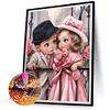 Diamond Painting -DIY Round Drill Sweet Couple(40x50cm)