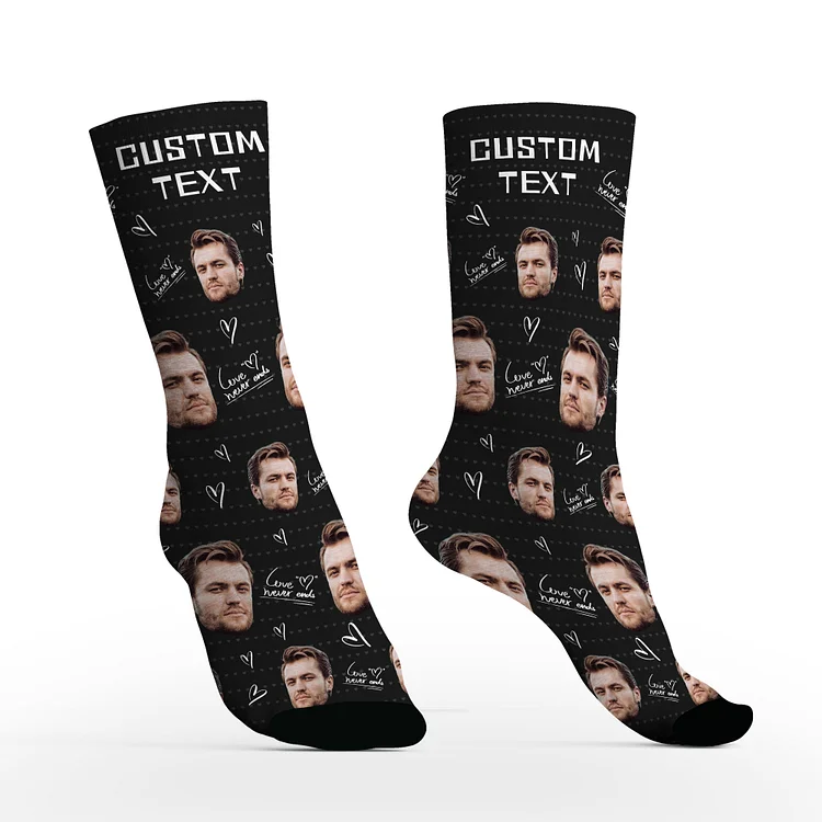 Custom Socks with Photos For Your Love