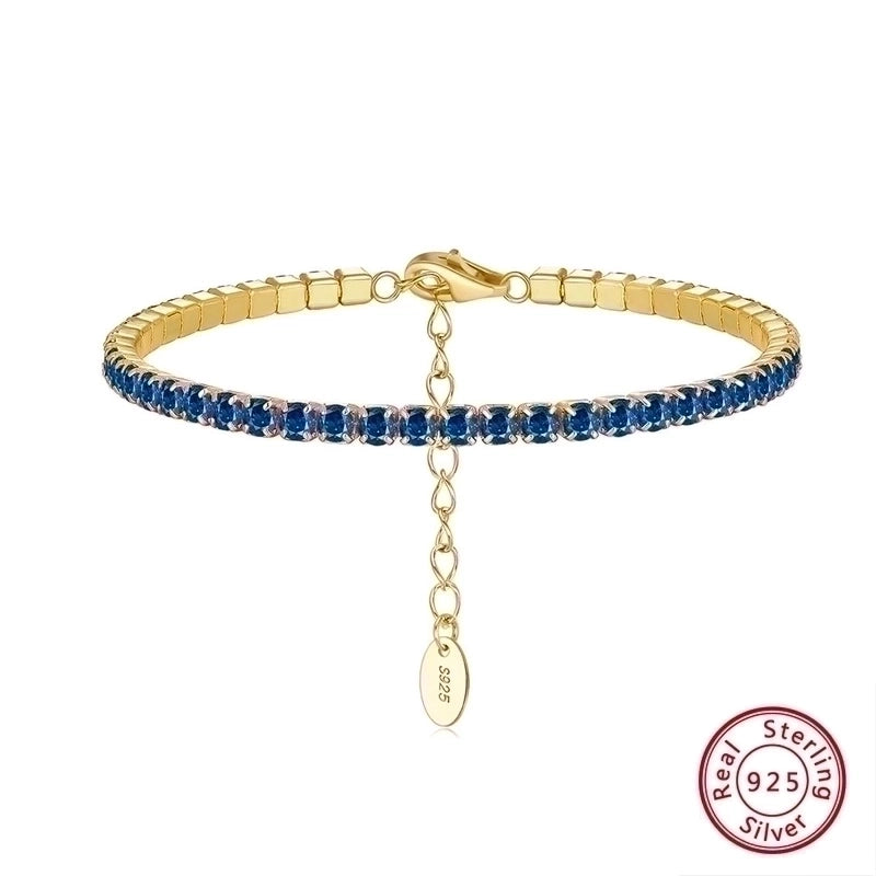 925 Sterling Silver Bracelets Tennis Bracelet IG Style French Style Sweet