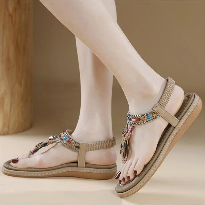 New Comfortable Clamp Foot Water Diamond On Cloud Sandals SIKETU Stunahome.com