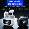 Wireless BT 5.4 Real Time Translator Earbuds 144 Languages Voice Translator