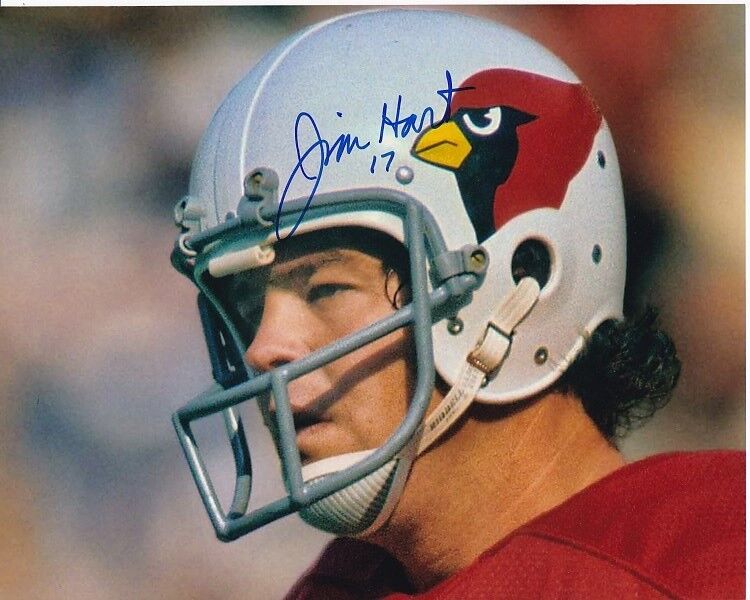 JIM HART signed autographed NFL ST. LOUIS CARDINALS Photo Poster painting