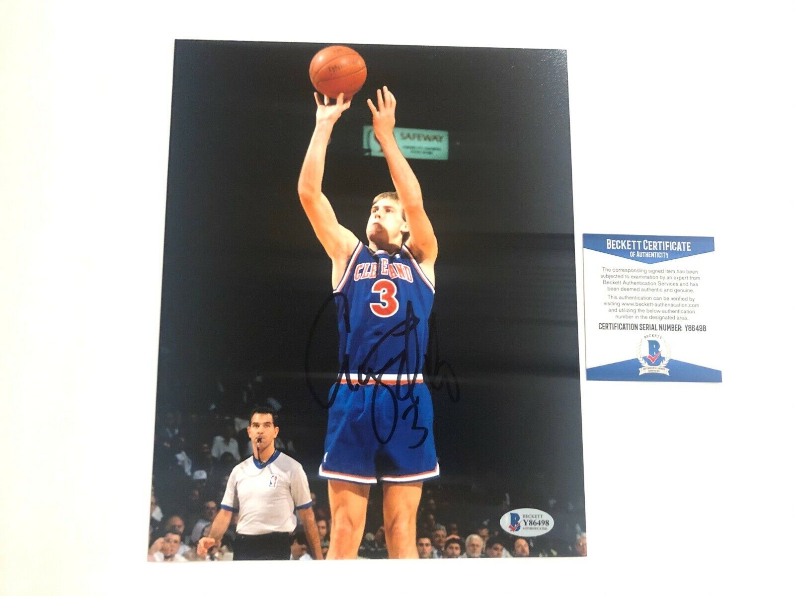 Craig Ehlo Hot signed autographed Cleveland Cavaliers 8x10 Photo Poster painting Beckett BAS coa