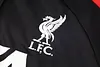 Joyfball 2024/2025 Liverpool Half-Pull Hat Style Training Suit Black Jersey 1:1 Thai Quality Set