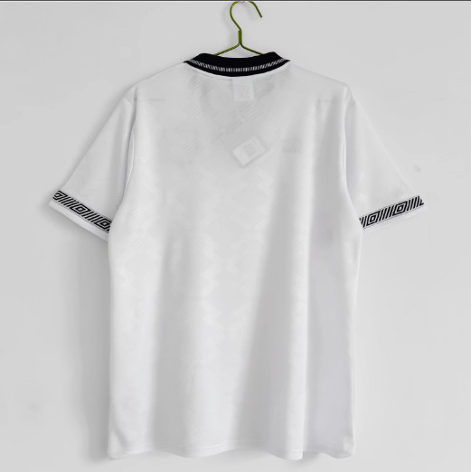 1990 England Home Retro Men's Football T-Shirt