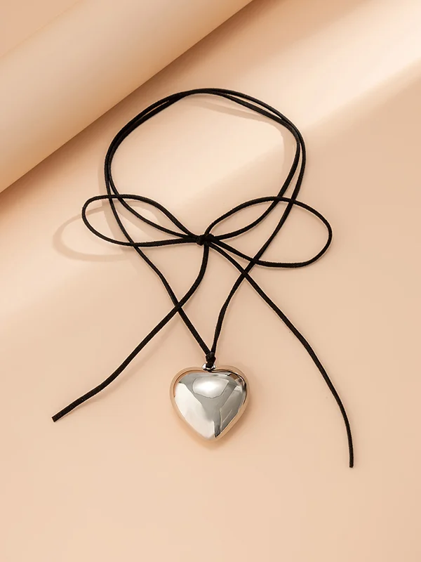 Alloy Heart Shape Necklaces Accessories