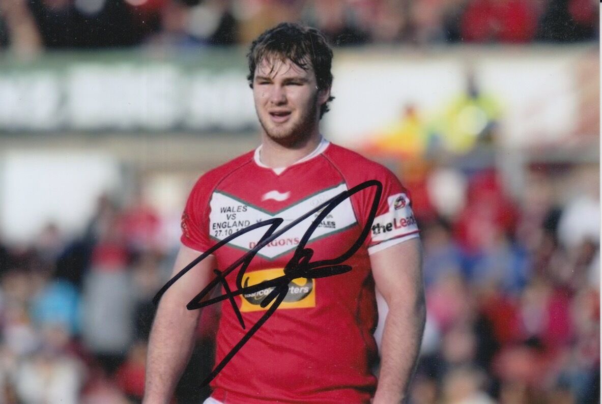 WALES HAND SIGNED BEN EVANS 6X4 Photo Poster painting.