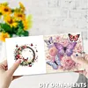 6Pcs Diamond Painting Butterflies and Flowers Greeting Card with Envelopes for Beginner Adult Holiday Gifts