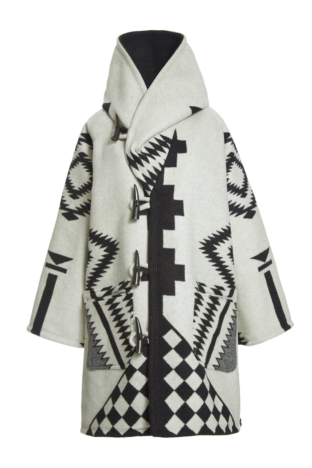 Los Ojos White Unisex Cloak